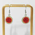 Realistic Banana and Watermelon Drop Earrings with Random Fruit Option view 5