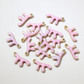 Tiny Colorful Enamel Coral Branch Charms in Nine Options view 9