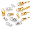 Metal Chain End Connectors in Three Sizes and Three Finishes view 2