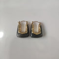 Chunky U Shaped Hoop Earrings in Six Colors Fashion Jewelry Accessories view 11