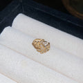 Crystal Butterfly Leaf Ear Cuffs With Chain Tassels view 7