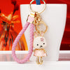 Pink-Braided Pink-Princess-Rabbit