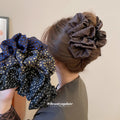 Leopard Print Fabric Petal Claw Hair Clip 5 Styles view 2
