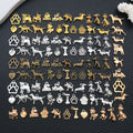 Blue Dog Metal Charms with 6 Listed Options for DIY Jewelry Making view 1