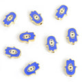 Enamel Hamsa Eye Charms in Gold-Tone or Silver-Tone, 16 Colors view 12
