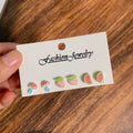 Fruit Nature and Animal Mini Stud Earring Three Pair Sets view 10