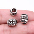 11x11x9mm 1.7g Antique Silver Zinc Alloy Large Hole Loose Metal Beads for Bracelet Necklace Making