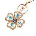 Angel Eye Four Leaf Clover Keychains with Plain and Fortune Loop Options view 5