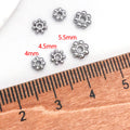 Metal Gear Shaped Spacer Beads in Three Sizes and Three Finishes view 8