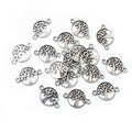Silver Tone Tree of Life Double Loop Connector Charms view 3