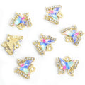 Polished Gold Silver Butterfly Alloy Beads in 16 Styles view 12
