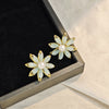 Blue Floral Studs