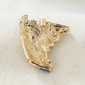 Blue Enamel Cruise Ship Brooch With Clear Crystal Cabins view 4