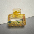 Transparent Resin Pressed Flower and Butterfly Mini Hair Claw Clips view 6