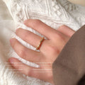 Gold-Tone Twisted Open Adjustable Band Ring Metal Alloy view 2