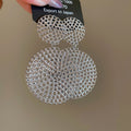 Openwork Double Disc Statement Earrings In Two Tones view 7