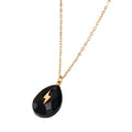 Gold Tone Faceted Stone Style Symbol Pendant Necklaces in Eleven Designs view 5