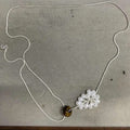 White Stone Grape Cluster Pendant Necklaces in Three Designs view 6