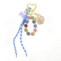 Rhinestone Swan Glitter Bead Keychain Phone Strap Charm view 5