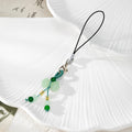 Jade-Tone Gourd Butterfly Phone Charms Black Strap 14 Styles view 7