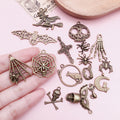 Metallic Halloween Theme and Skull Metal Charms with 18 Listed Options view 3