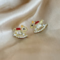 Horse and Rocking Horse Novelty Stud Earrings in Three Styles view 4