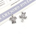 Antique Silver Turtle Metal Charms with 7 Listed Options view 8