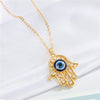 Gold Crystal Hamsa