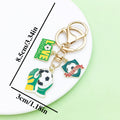 Soccer Charm Keychains Featuring Soccer Across 57 Pictured Variations view 11