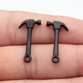Black Tool and Symbol Charms in Seven Designs for Jewelry Making view 7