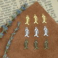 Fish Skeleton Metal Pendant Charm For Jewelry Making view 3