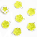 Textured Flower Cluster Metal Charms, 12 Colorways view 9