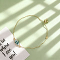 Gold Geometric Dried Flower Adjustable Bracelets 9 Styles view 11