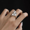 Silver Mini Dragon Wrap Adjustable Open Band Ring Alloy view 3