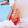 Multicolor-Red Crushed-Conch