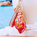 Crushed Shell Conch Keychains in Sixteen Colors plus Assorted Option view 9