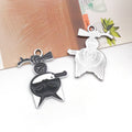 Black Black Cat Metal Charms with 5 Listed Options view 10