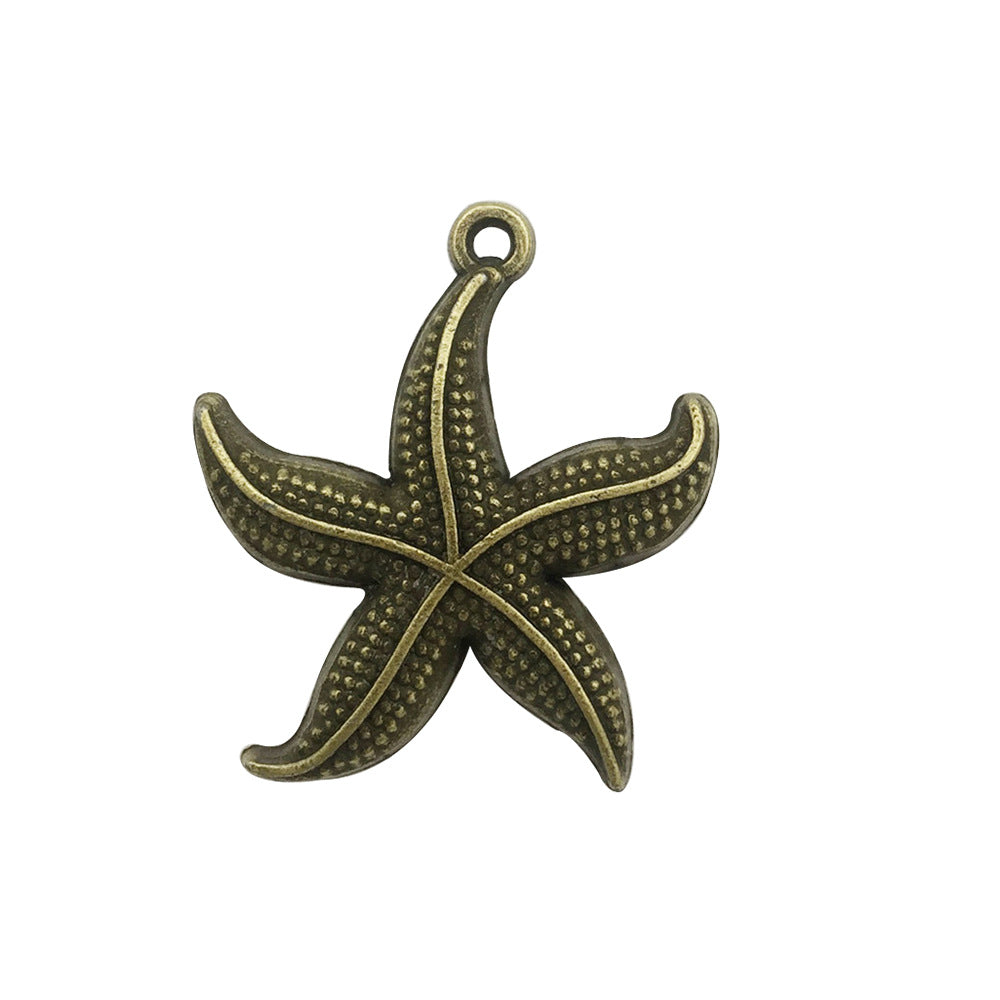 Antique Silver Zinc Alloy Ocean Turtle Shell Charm Pendant for DIY Bracelet Necklace Making