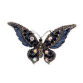Crystal Rhinestone Butterfly Brooch Champagne Purple Blue Red view 7