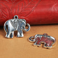 22x25mm Vintage Elephant Alloy Charm Pendant