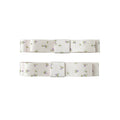 Floral Fabric Bow Duckbill Hair Clips Cream Blue Pink view 5