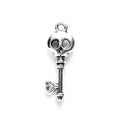 Detailed Skull Key Metal Pendant Charm For Jewelry Making view 5