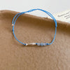 Blue Cord Bracelet