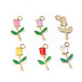 Colorful Rose Charms In 6 Styles For Jewelry Making view 5