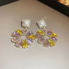 Purple Earrings