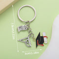 Graduation Charm Keychains in 7 Pictured Variations for Bags and Keys view 2