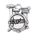 Antique Silver Musical Instrument Metal Charms with 26 Listed Options view 7