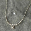 Silver Pearl Drop