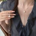 Silver Tone Mini Popcorn Cup Charm Pendant Necklace view 1