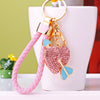 Pink-Braided-Loop Pink-Arrow-Heart